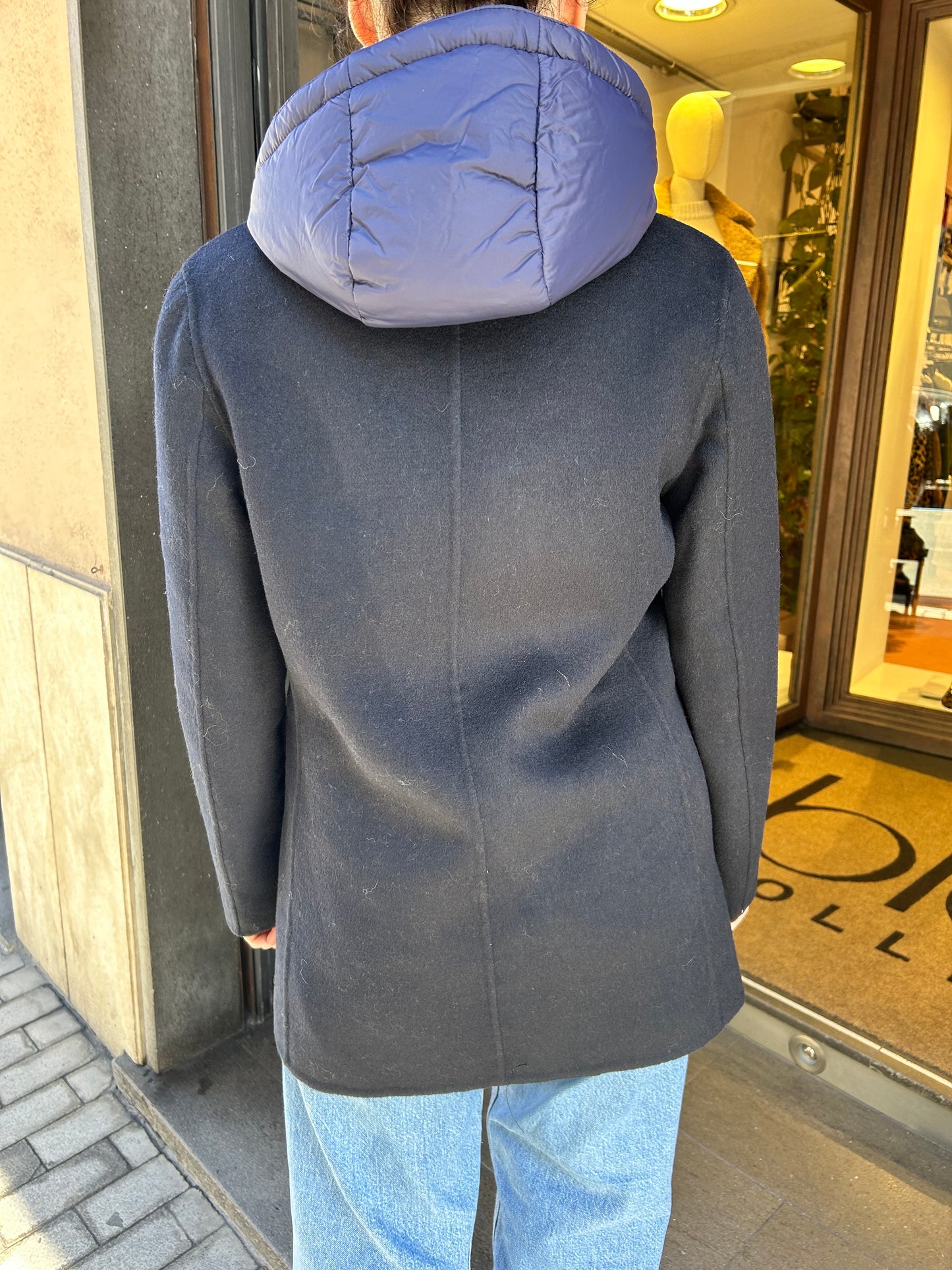 SINCE'RE PARIS cappotto blazer blu navy