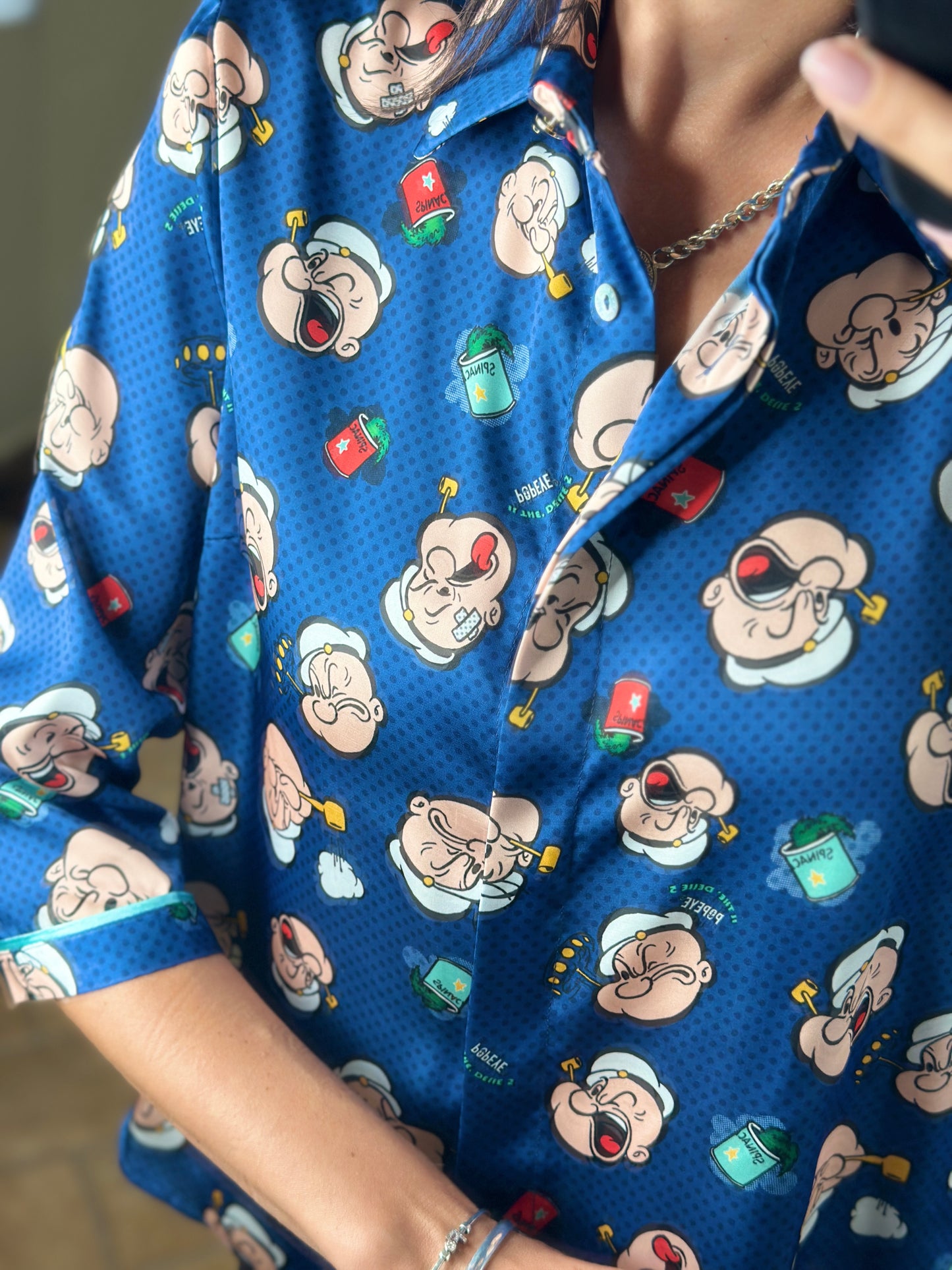 Il thè delle 5 camicia spoon Popeye