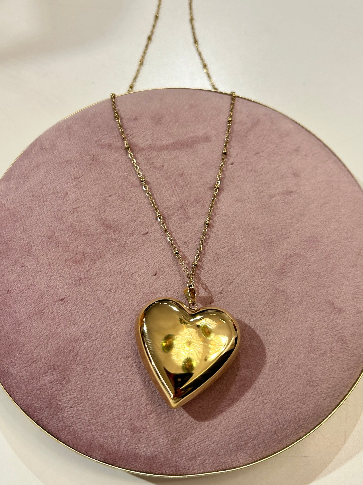 Collana oro con cuore