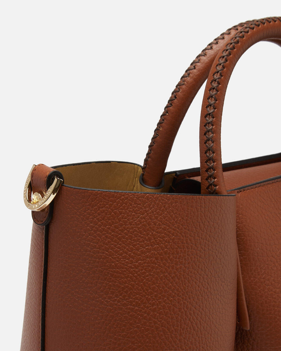 Cuoieria Fiorentina Candy large tote Caramel