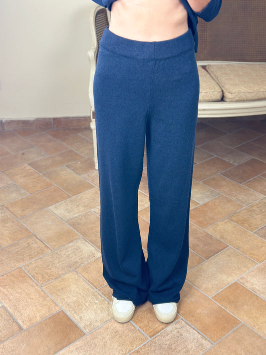 Anonyme MARISOL Pantalone in maglia a palazzo