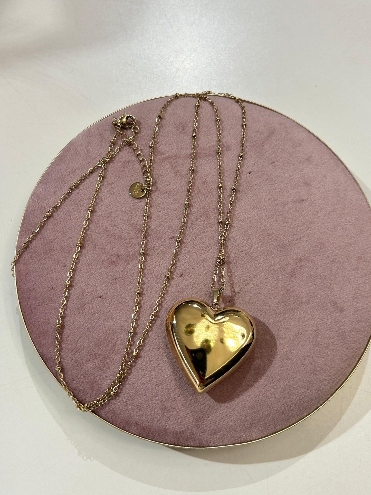 Collana oro con cuore