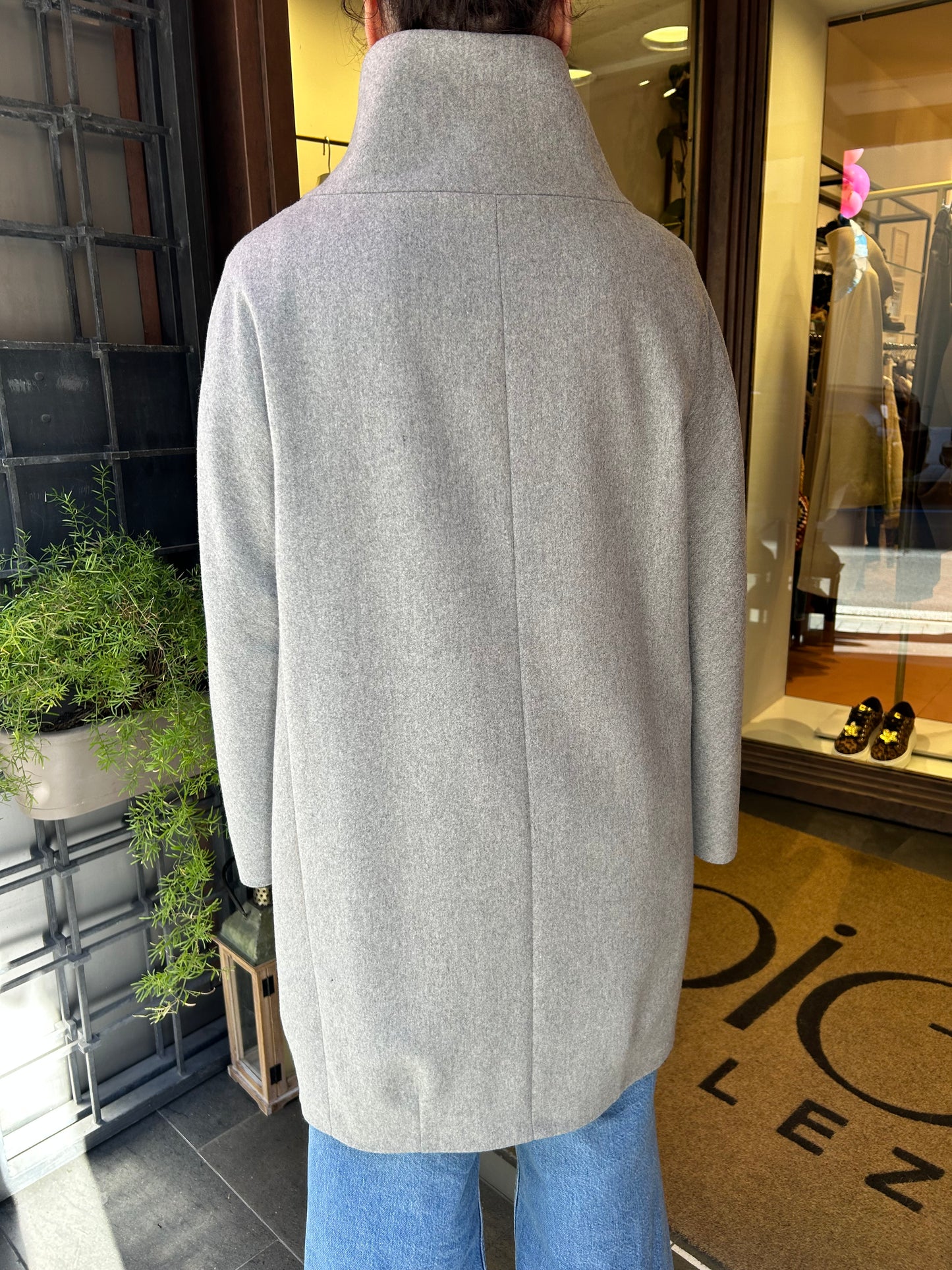 Chiarulli cappotto katrine grigio