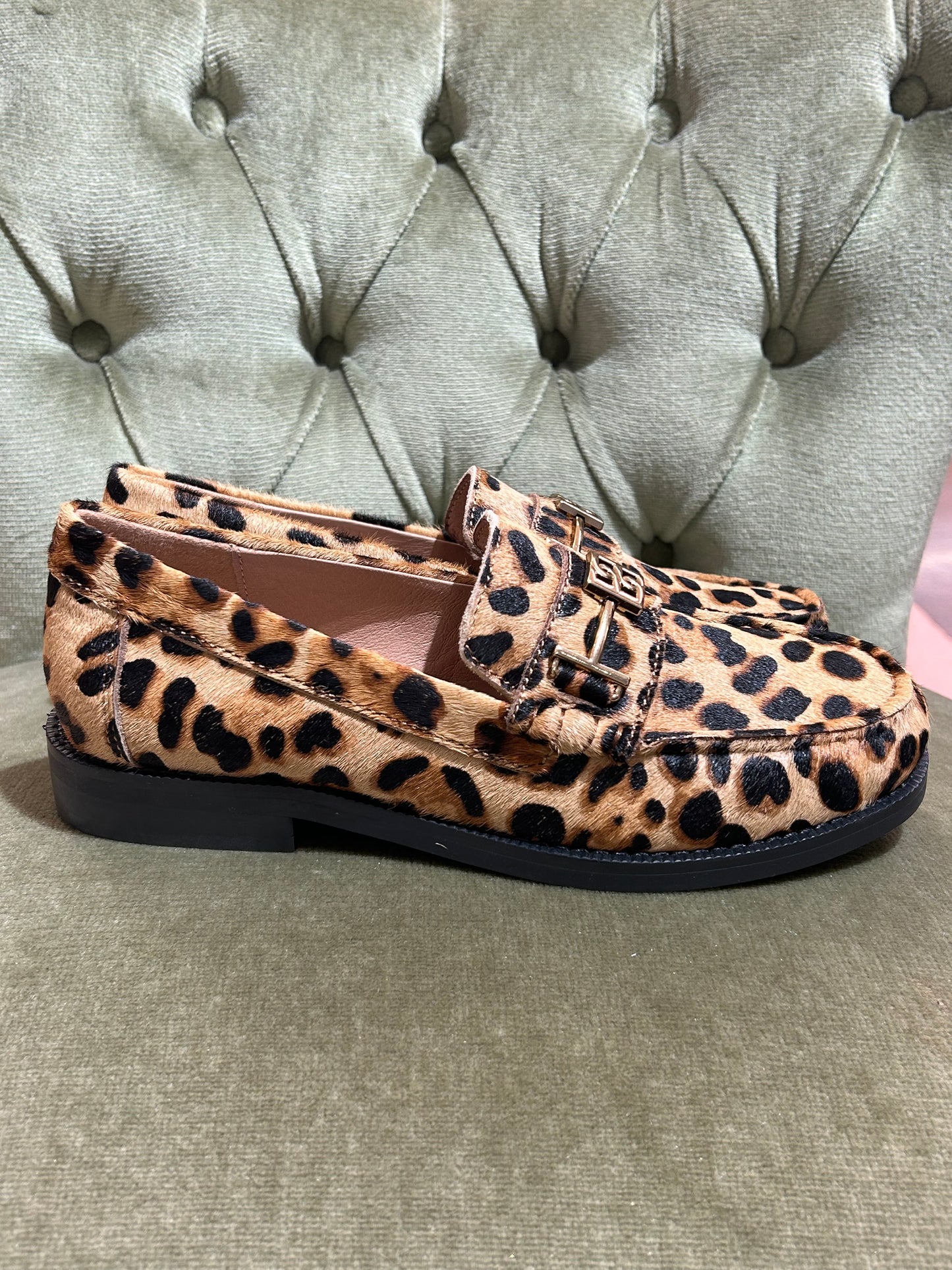 Bibi Lou Mocassino PONY FUR LEOPARDO