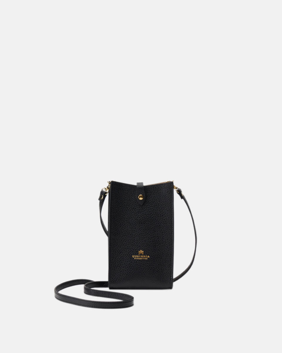 Cuoieria Fiorentina Velvet Phone case nero