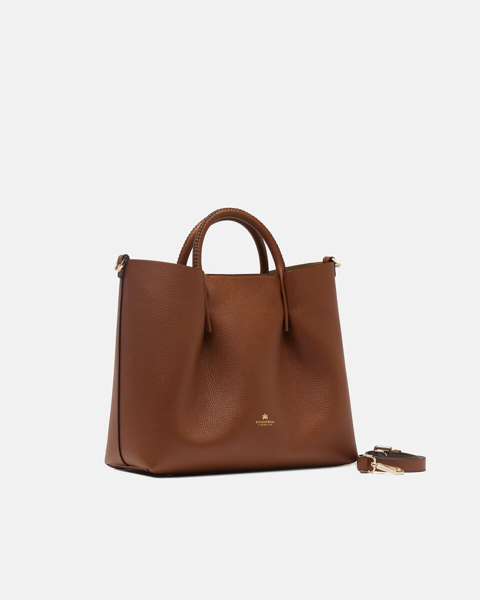 Cuoieria Fiorentina Candy large tote Caramel