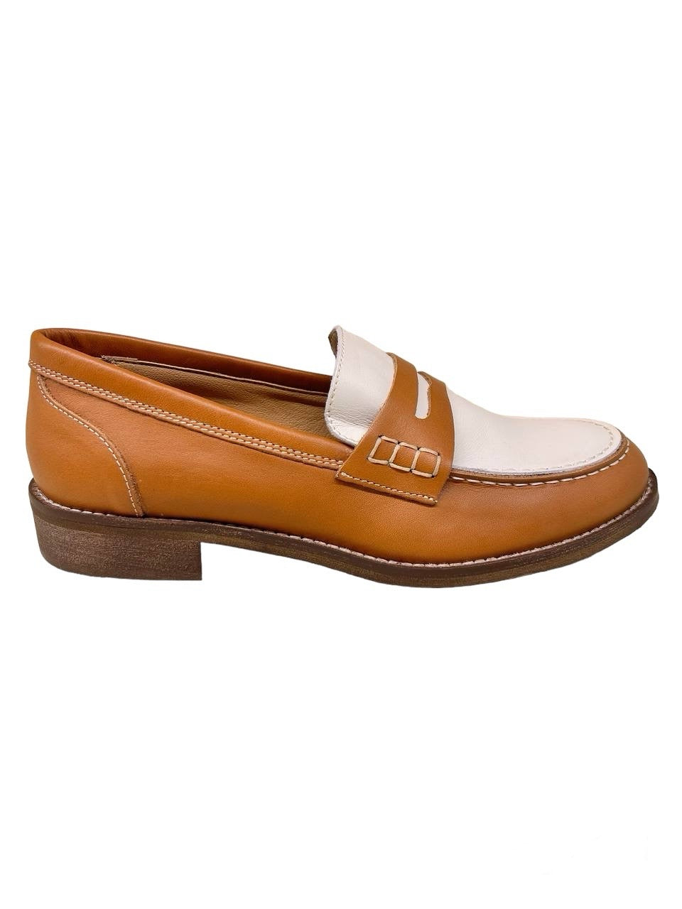 Ovye Mocassino all inglese bicolor Bigiu