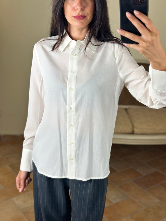 Anonyme TIBE VISCOSE Camicia bianca in viscosa