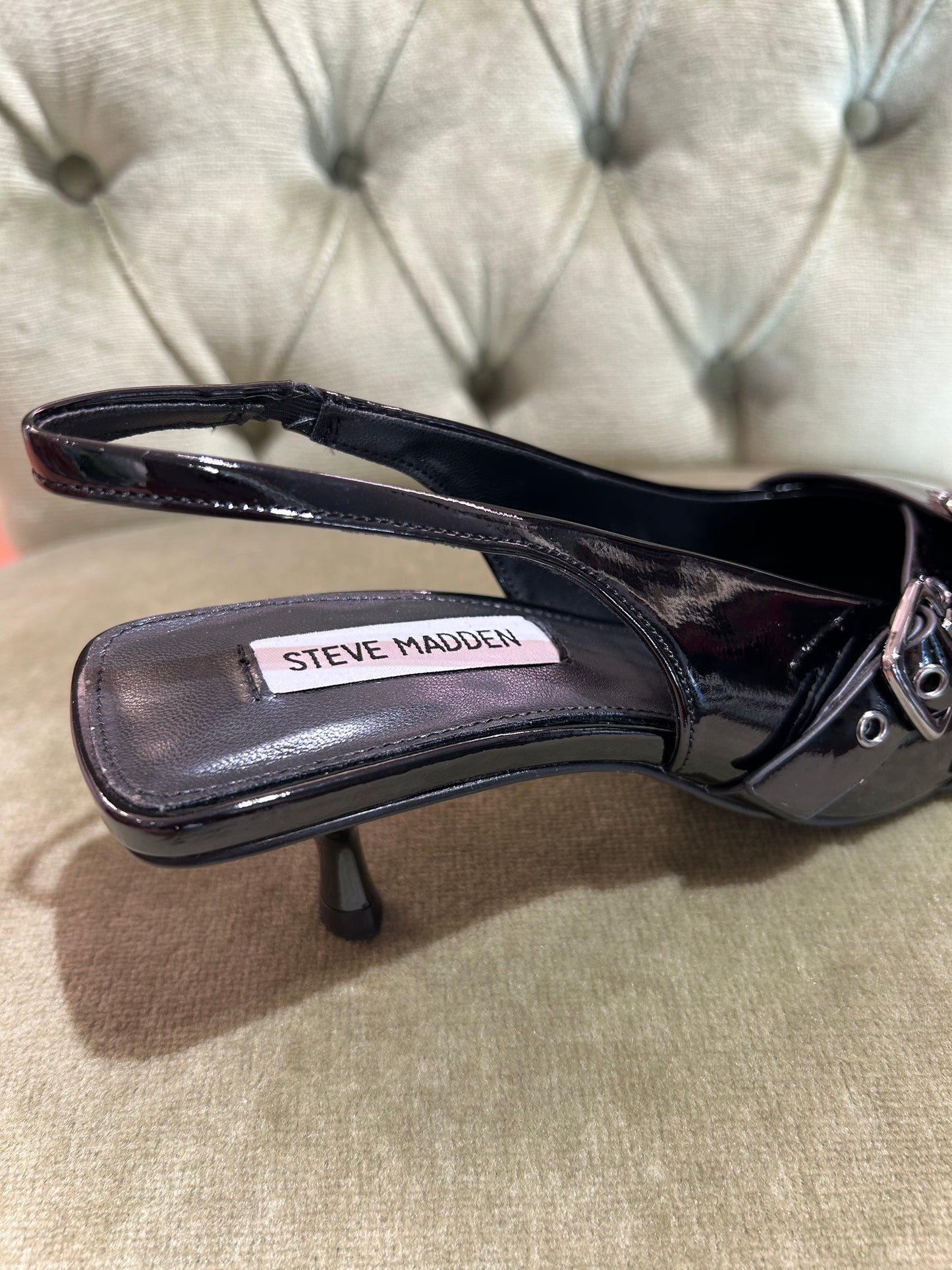 Steve Madden STEPBACK BLK PATENT