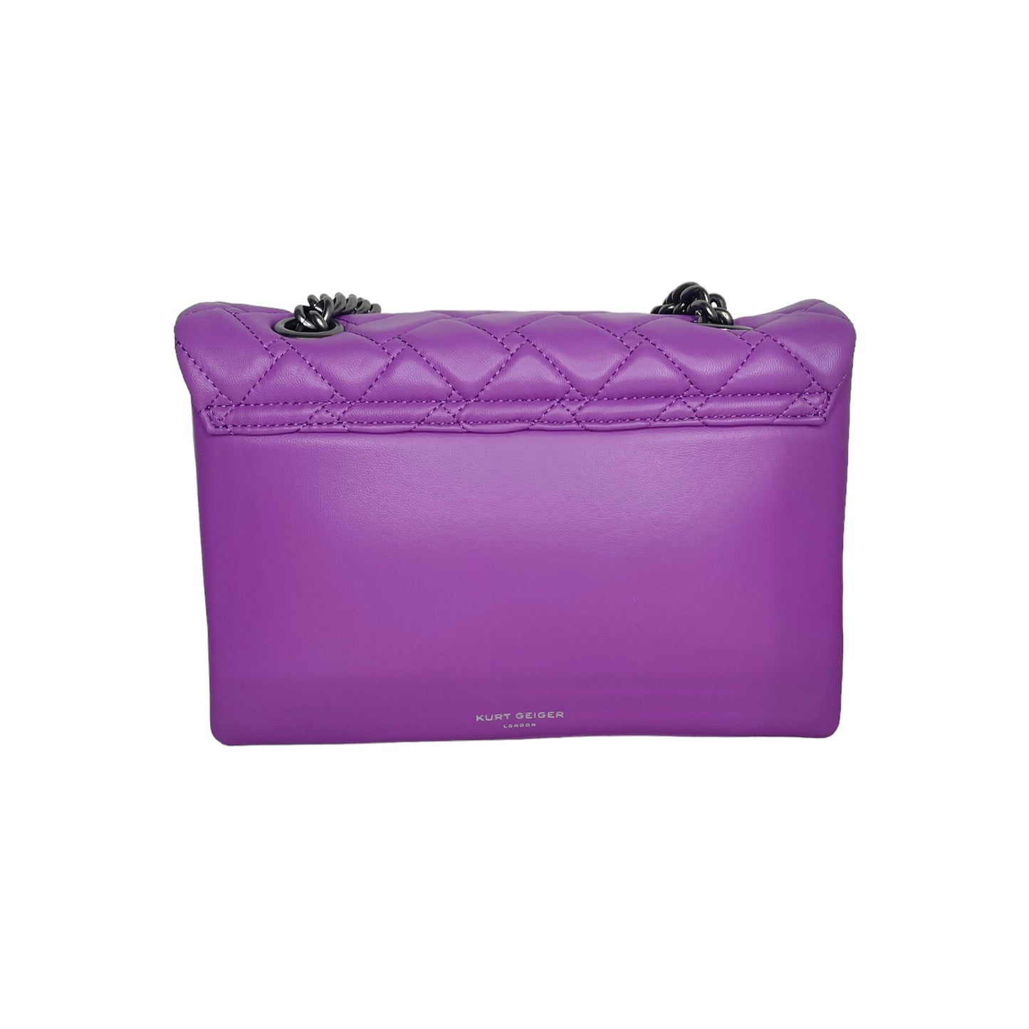 Kurt Geiger Leather Kensington X Bag Purple