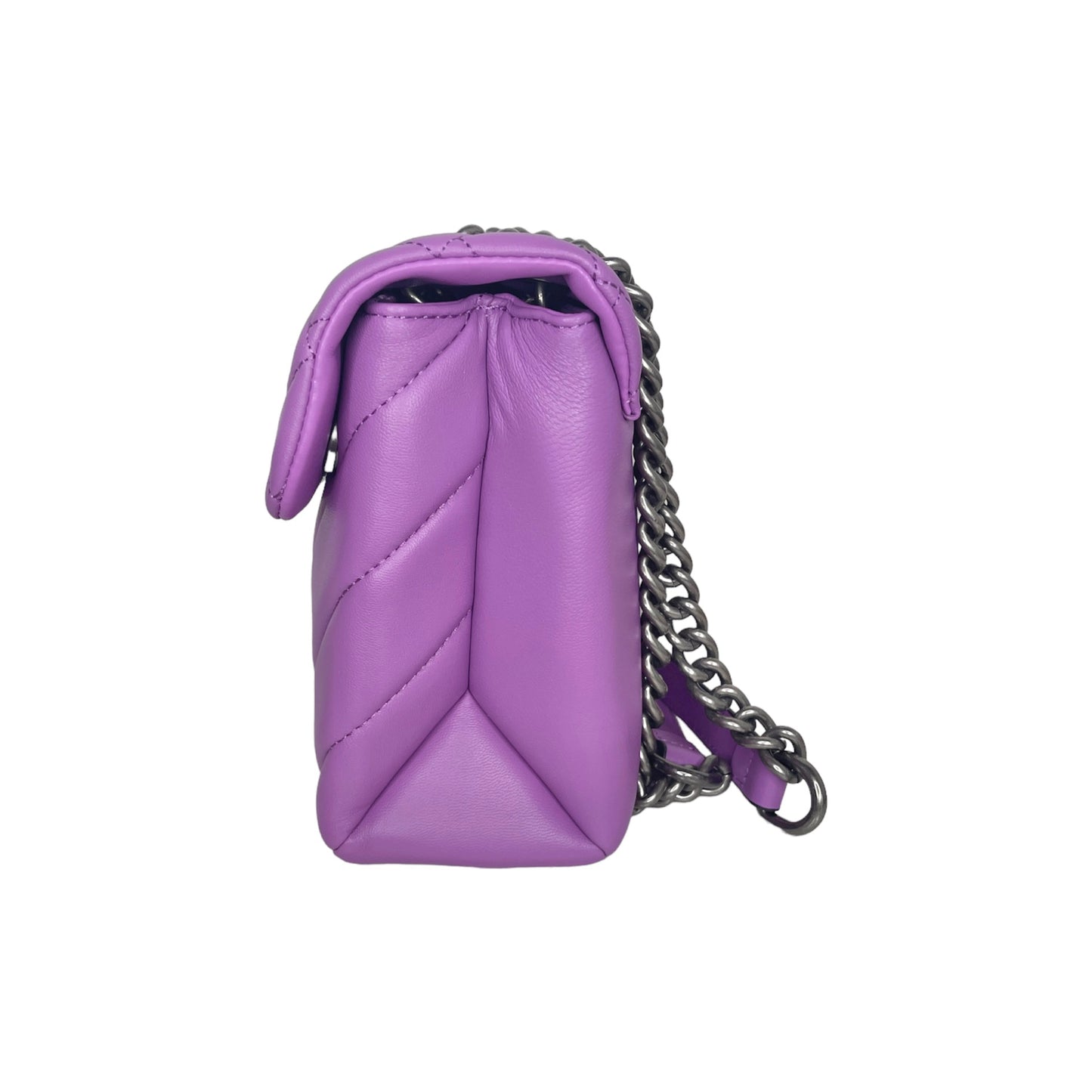 Kurt Geiger Leather Kensington X Bag Purple